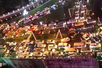 Ảnh kẹt xe ở cửa ngõ sân bay Tân Sơn Nhất do mưa lớn