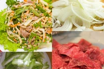 Học làm gỏi bò bóp thấu siêu ngon tại Khoảng lặng Hương Sen