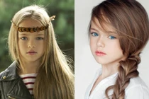 Vẻ đẹp thiên thần của bé gái xinh nhất thế giới