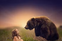 Không thể rời mắt với bộ ảnh trẻ em và động vật