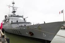 Tuần dương hạm Vendémiaire của Pháp trở lại Đà Nẵng