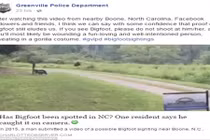 Cảnh báo dân không bắn “quái vật chân to”