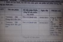 Nguyên nhân 2 mỹ phẩm của công ty Gia Việt bị thu hồi