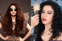 Mốt tóc xoăn bà thím khiến Sao Việt phát cuồng