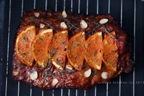 Cách làm món sườn nướng cam nguyên tảng hấp dẫn