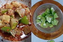 Tứa nước miếng với trái cây lắc muối ngon hết sảy