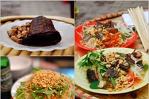 Ăn nộm Lim tỏi chiên độc đáo kiểu Hà Thành