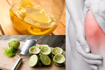 Cách ngâm vỏ chanh dầu oliu trị đau khớp mùa đông