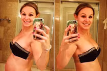 Kinh ngạc bà bầu 30 tuần khoe bụng 6 múi