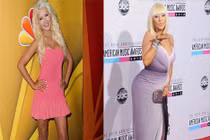 Christina Aguilera gây sốc với thân hình phồng - xẹp như bóng