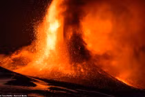 Ngắm "màn pháo hoa" đỏ rực trên nền trời đêm