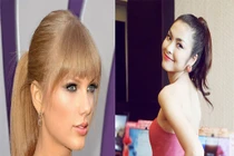 Sao “mê mẩn” tóc đuôi ngựa 