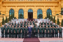 Tổng Bí thư, Chủ tịch nước Tô Lâm gặp mặt đoàn cựu chiến binh Sư đoàn 308