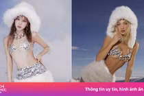 Mốt mặc bikini khoe dáng giữa trời tuyết của sao nữ