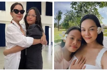 Con gái đầu của Phạm Quỳnh Anh càng lớn càng hệt bản sao của mẹ