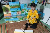 Huỳnh Thị Xậm: Nghị lực của nữ họa sĩ vẽ tranh bằng chân