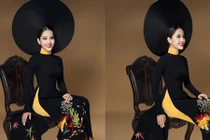 Hoa khôi Nam Em đẹp kiêu sa trong trang phục áo dài
