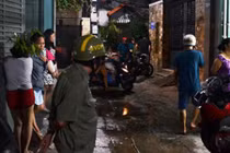 Nghi án cụ bà dùng xăng tự thiêu giữa khu dân cư