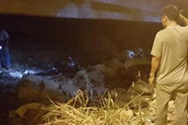 Người đàn ông chết cháy dưới gầm cầu Nguyễn Hữu Cảnh