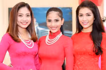 Trương Thị May, Lệ Hằng đọ dáng nuột với áo dài