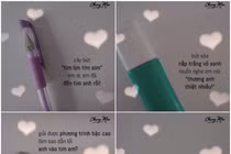 Màn “thả thính” nhân ngày tựu trường bằng bút bi siêu dễ thương