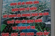 Ảnh: Ngỡ ngàng hàng loạt bảng sai chính tả giữa phố Hà Nội