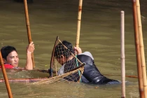 Video: Cả làng kéo nhau ra sông đánh dậm vui nhộn ở Hà Nội