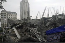 Hé lộ nguyên nhân sập trường Mầm non Vườn Xanh, Hà Nội