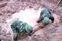 Yên Bái: Phát hiện quả bom nặng 150kg sát bệnh viện đa khoa