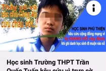 Ghi học sinh đi học muộn, cờ đỏ bị dọa đánh phải cầu cứu