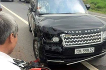 Hưng Yên: Ô tô Range Rover va chạm xe máy, hai người thương vong