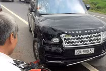 Hưng Yên: Ô tô Range Rover va chạm xe máy, hai người thương vong