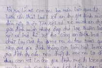 Một bị cáo viết thư tay rồi tự tử vì kêu oan không thành