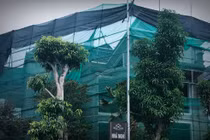 “Tận mục” công trình vượt tầng, phá vỡ quy hoạch khu biệt thự Tây Nam Linh Đàm