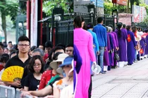 Dòng người xếp hàng dài viếng Lăng Bác ngày Quốc khánh 2/9