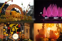 Ảnh: Phố phường Hà Nội lung linh rực rỡ đón Tết Nguyên đán Kỷ Hợi