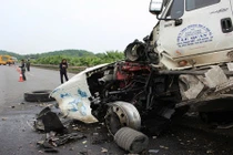 Tai nạn nghiêm trọng trên cao tốc Hà Nội - Thái Nguyên: 5 người bị thương 