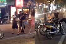 Đánh người giữa phố Hà Nội vì bị “liếc mắt nhìn đểu“