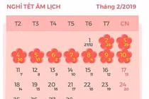 Chính thức trình đề xuất nghỉ Tết Âm lịch 2019 dài 9 ngày