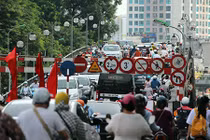 Dân ùn ùn rời thủ đô về quê nghỉ lễ Quốc khánh 2/9