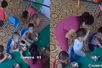 Cô giáo đánh trẻ bôm bốp ở Hà Nội đã bị nghỉ việc