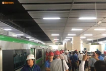 Cận cảnh chạy thử tàu điện trên cao Cát Linh - Hà Đông 