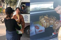 Lái xe “tiếp tế” lương thực để phản đối BOT Bắc Thăng Long - Nội Bài