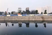 Cảnh tượng ngổn ngang dự án của Công ty BĐS Linh Đàm bị phạt 62,5 triệu