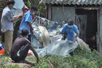 Kinh hoàng cụ bà 68 tuổi bị giết giấu xác vào lu chứa cám