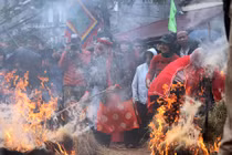 Cận cảnh lễ hội thổi cơm thi độc đáo ở làng Thị Cấm