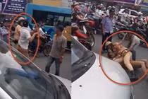 Lý do gì khiến CSGT Hà Nội quật ngã tài xế giữa đường?