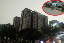 Cư dân The Vesta khốn khổ bịt mũi vì nước bể phốt tràn đầy sân