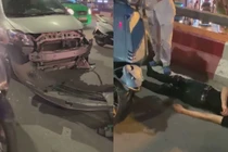 Người phụ nữ lái xe ô tô gây tai nạn liên hoàn tại Hà Nội