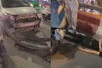 Người phụ nữ lái xe ô tô gây tai nạn liên hoàn tại Hà Nội